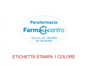 Etichette adesive per farmacie e parafarmacie (mm 35x22) (cod. 8P)